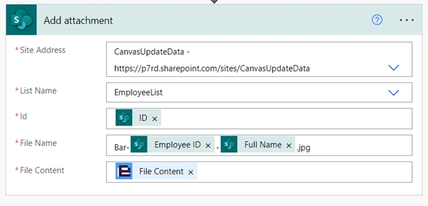 Create Barcode using Power Automate