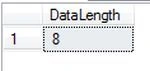 datalength function output