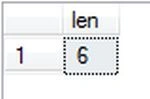 len function output
