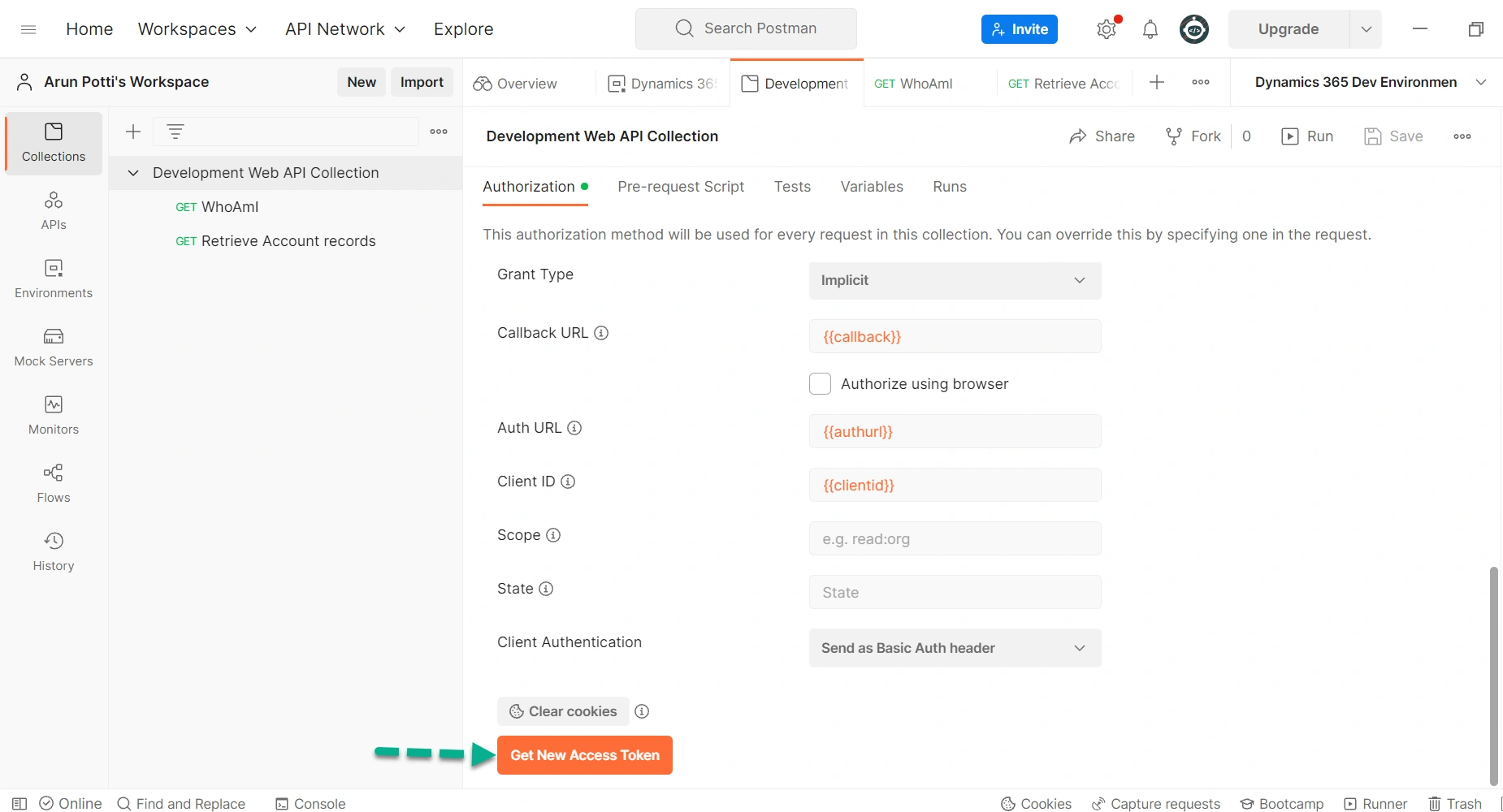 Resolve Dataverse 401 Unauthorized Access Issue In Postman