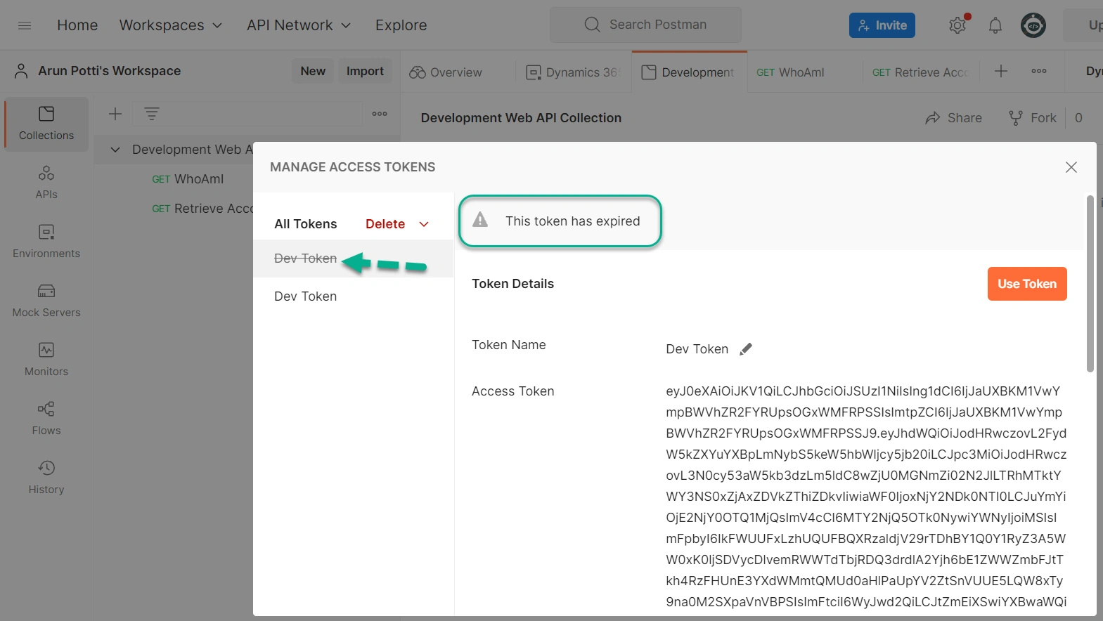 Resolve Dataverse 401 Unauthorized Access Issue In Postman