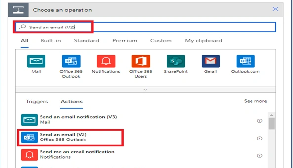 Send an email(V2)