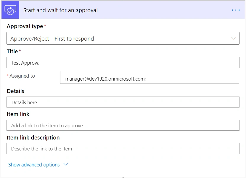 Power Automate Approvals
