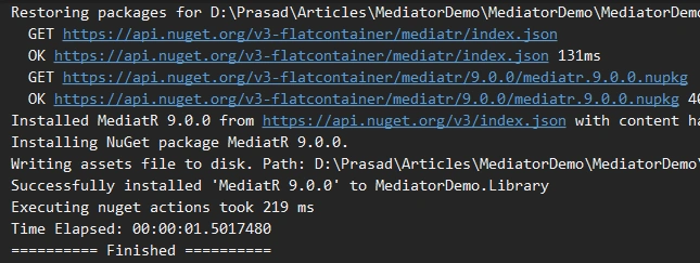 CQRS using MediatR in .NET 6.0
