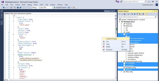 Setting Up Angular 2 in Visual Studio 2015