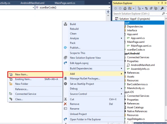 Using ZXing (Code 128 Scanner) in Xamarin Forms