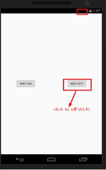 WiFi ON/OFF On Button Click In Xamarin Android