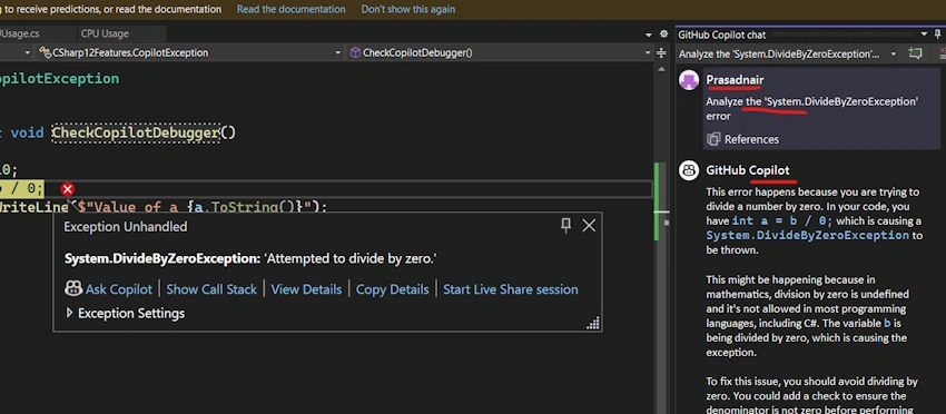 Debugging solution