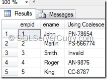 SQL Server ISNULL() With Multi Column Names