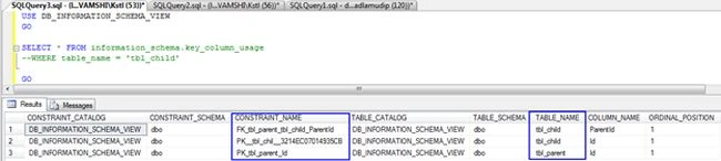 query output