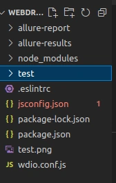 Allure report in Webdriver IO