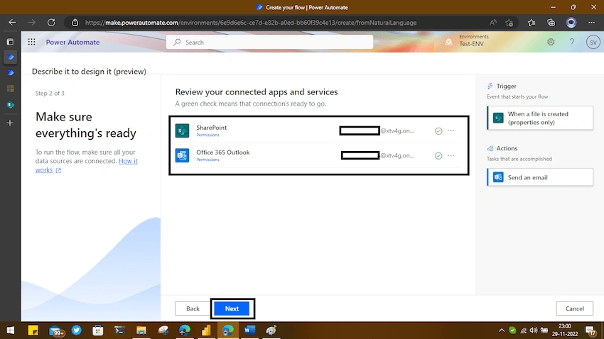 Create Power Automate flow using Natural Language