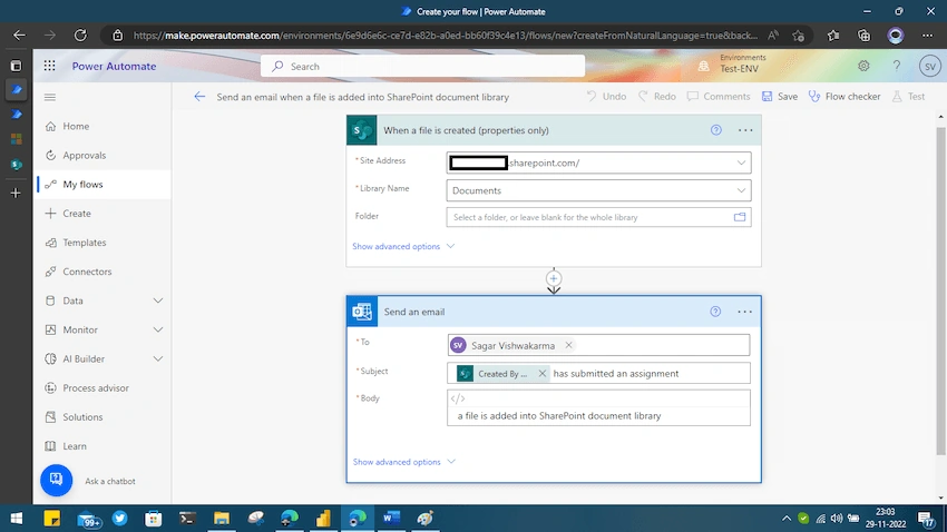 Create Power Automate flow using Natural Language