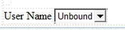 user name