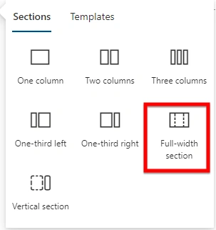 Create a Full-Width Section in a SharePoint Online Page