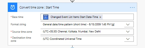 MS Flow - Sync Google with SharePoint Calendar List