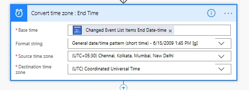 MS Flow - Sync Google with SharePoint Calendar List