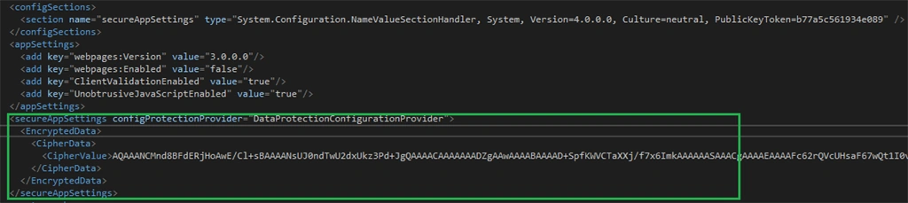 How To Encrypt a AppSettings Key In Web.config