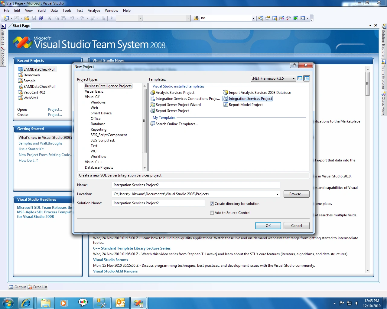 create SSIS project Untitled.png