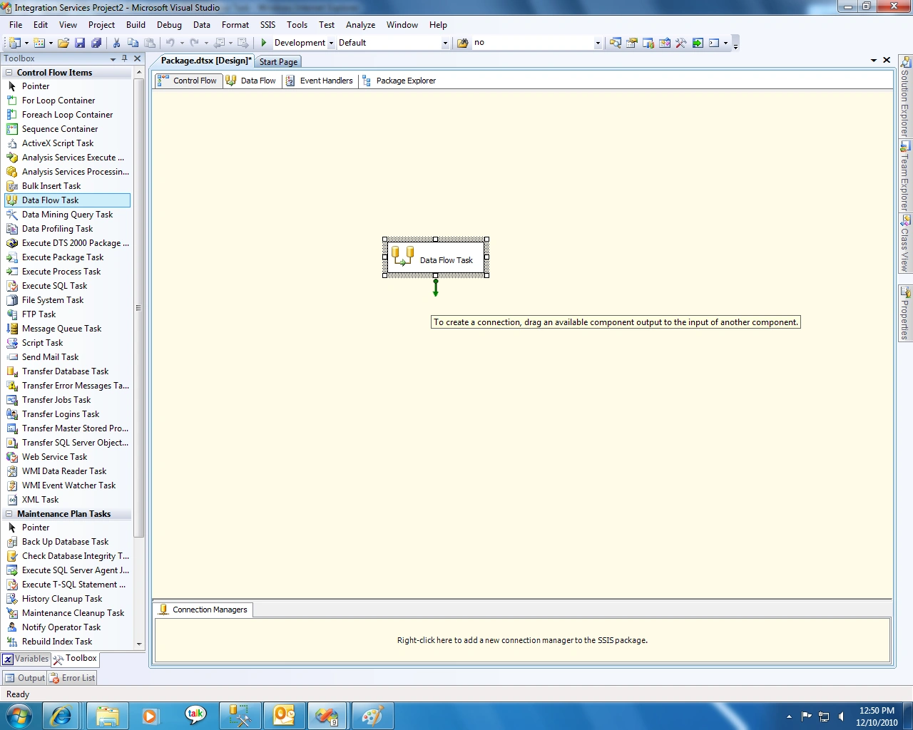 Data flow task