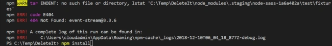 NPM Install