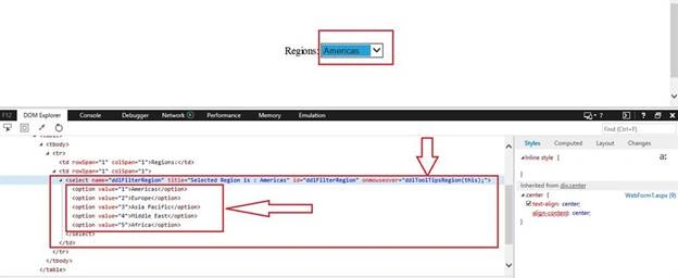 Show Tooltip For Dropdown Selected Text Using JavaScript