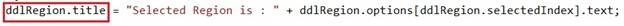 Show Tooltip For Dropdown Selected Text Using JavaScript