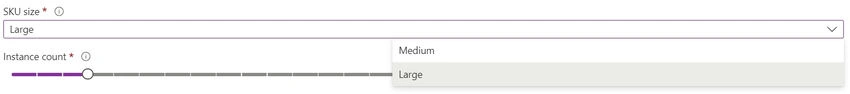 Application gateway SKU size
