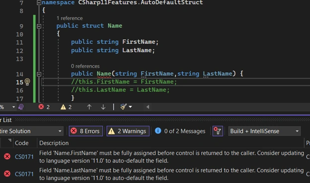 Auto-Default Struct