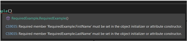 Required Keyword