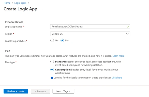Azure Logic App as a Connector to send notification