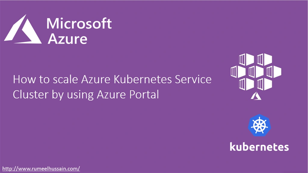 How to scale Azure Kubernetes Service Cluster by using Azure Portal