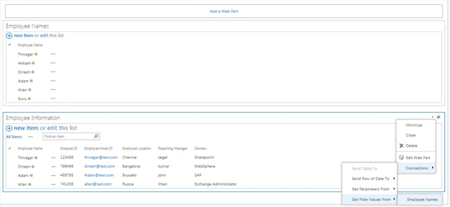 Create List Relationship By Using Unique Value