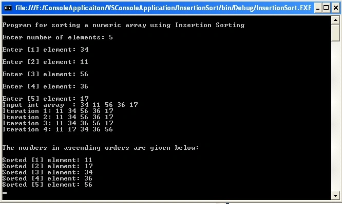 Insertion Sort