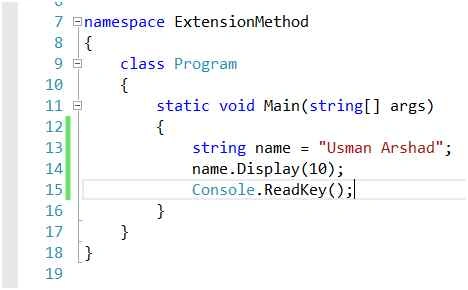 extension method