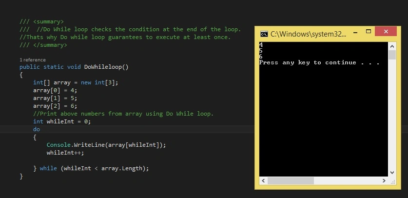 DoWhile Loop