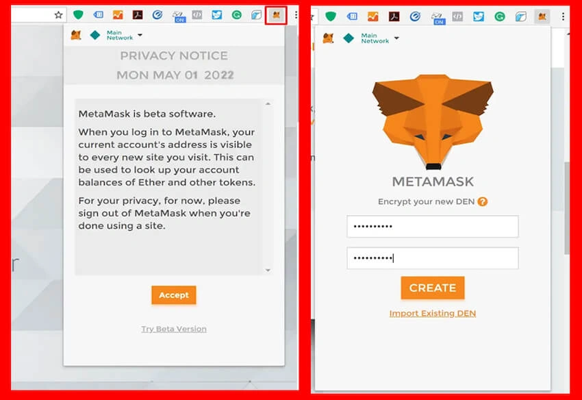 How To Create An Account Using MetaMask