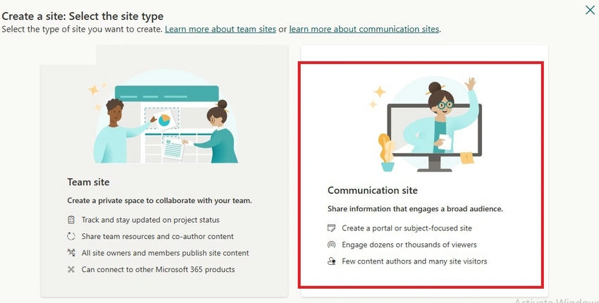 Site type