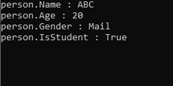 Serialization and Deserialization(JSON) using  C#