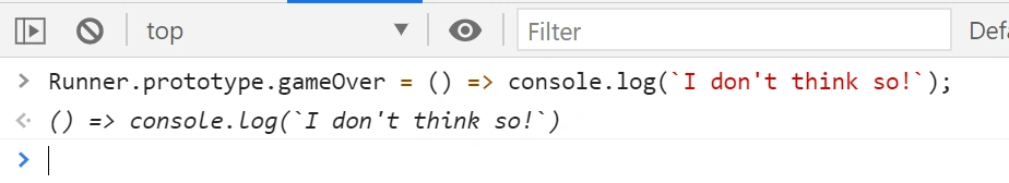Hacking The Chrome Dinosaur Game