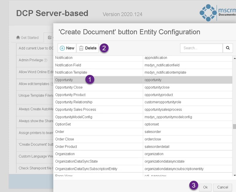 Hide Create Document button