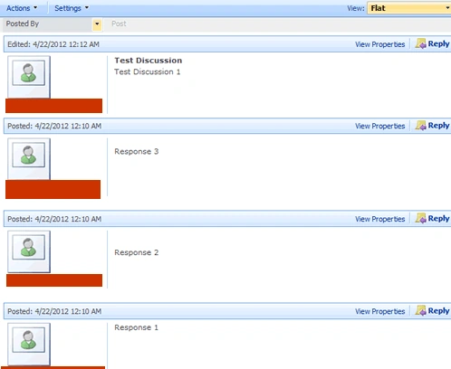SharePoint 2007 Discussion Board View SharePoint_2007_Discussion_Board_with_Script.gif