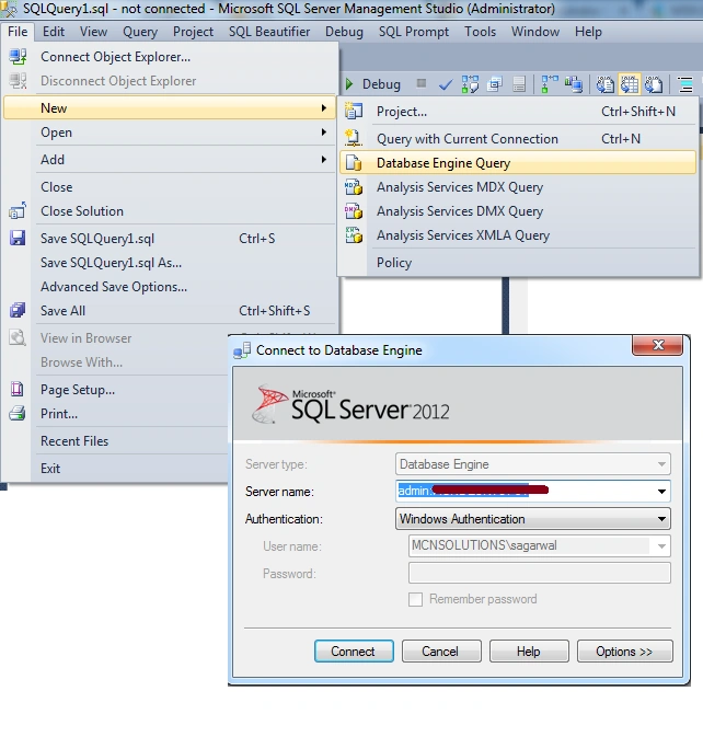 Connect to Database