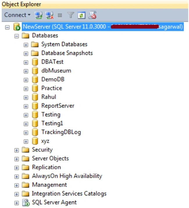 Object Explorer