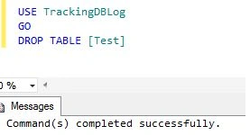 drop table Test