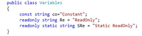 Variables
