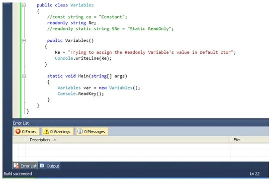  Default constructor