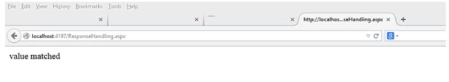 display transaction completed successfully