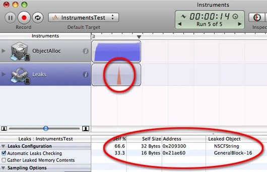 Memory leaks
