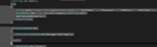 conString 